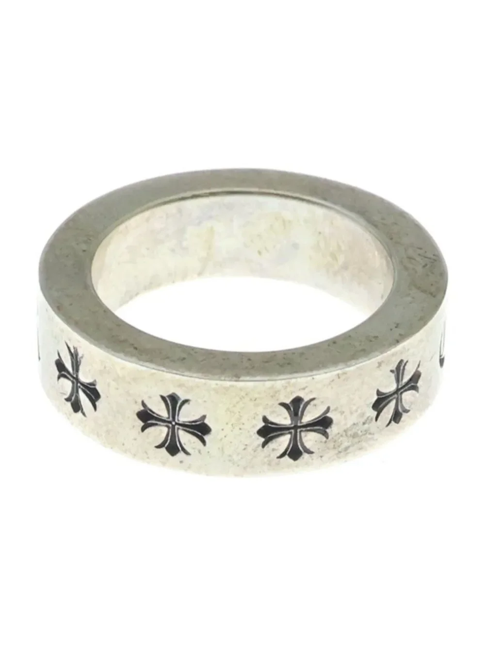 Chrome Hearts Spacer Forever Ring Silver